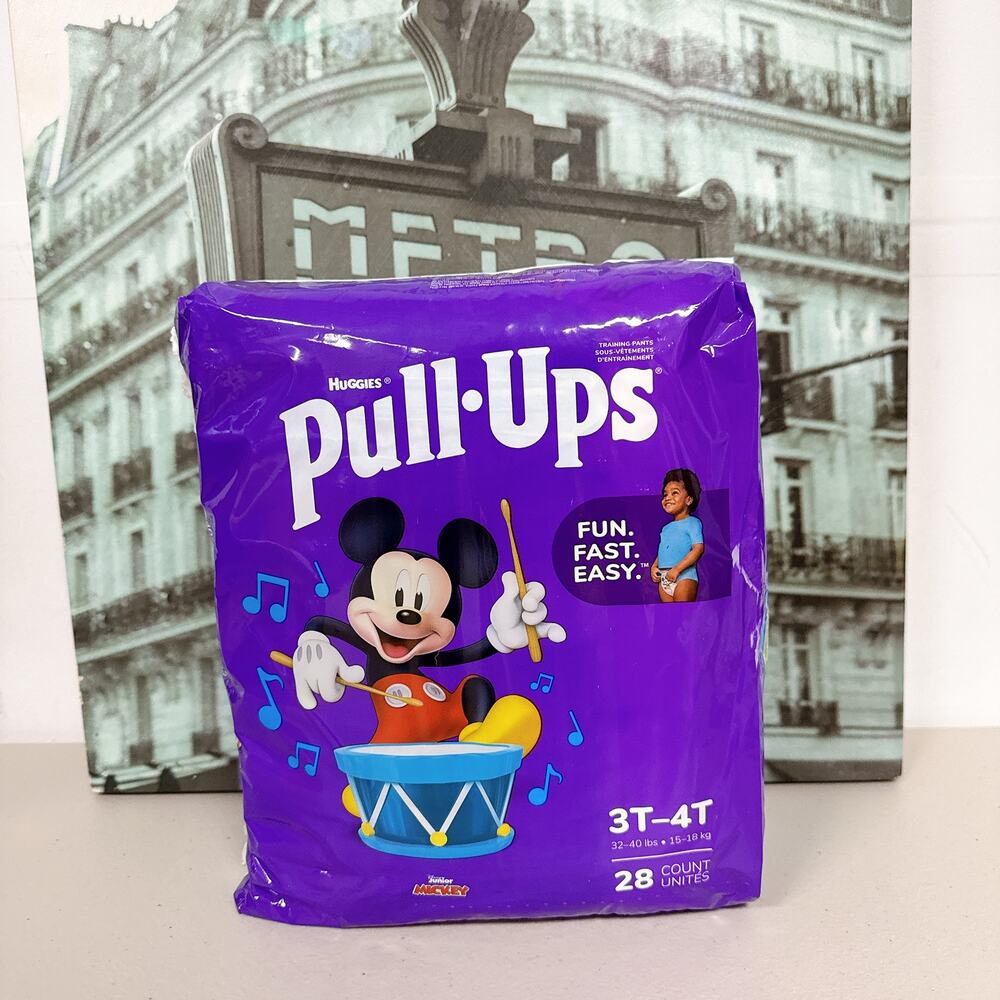 Huggies Pull-Ups Training Pants,3T–4T,28-count
